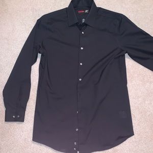 J. Ferrar Black Mens slim fit dress shirt Size : 15 - 15 1/2 , 32-33